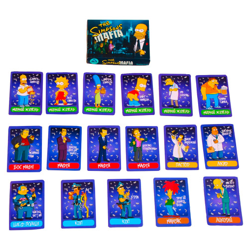 Настільна гра Мафія The Simpsons (укр. )
