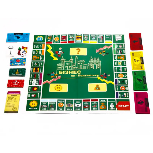 Настільна гра БІЗНЕС ПО-ПОЛТАВСЬКИ (укр. )
