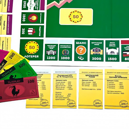 Настільна гра БІЗНЕС ПО-ПОЛТАВСЬКИ (укр. )