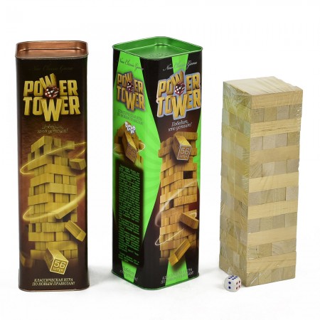 Настольная игра ДЖЕНГА POWER TOWER