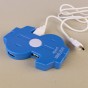 Хаб USB Долар розгалужувач (синій)