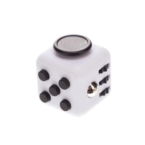 Кубик антистрес Fidget Cube (білий з чорним)
