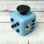 Кубик антистрес Fidget Cube (блакитний з чорним)