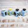 Кубик антистрес Fidget Cube (блакитний з чорним)