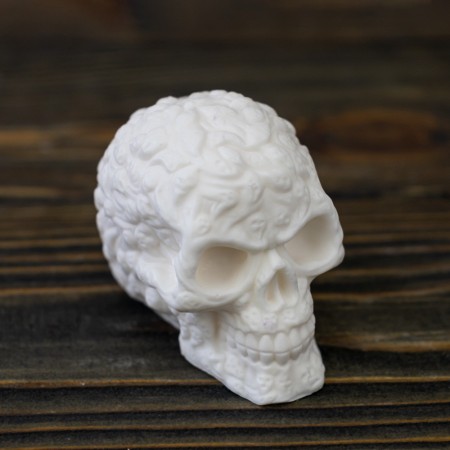 Оригінальний подарунковий Примарний череп з мила 12638 (білий)