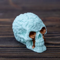 Оригінальний подарунковий Примарний череп із кров'ю з очей з мила 12641 (м'ятний)