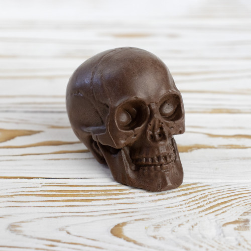 Декоративний Череп з мила 115г ( шоколадний)