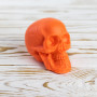 Декоративний череп з мила 115г (помаранчевий)