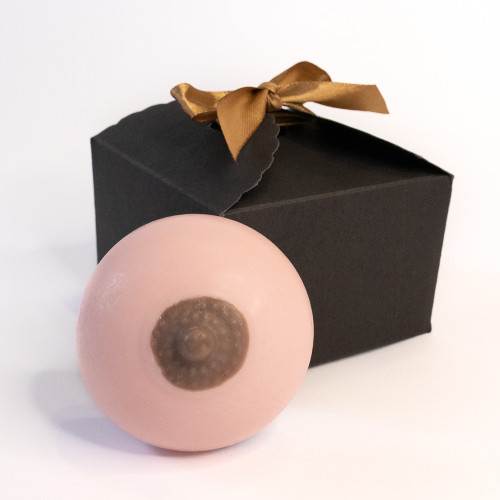 Оригінальна подарункова Грудь з мила 95г 13774 (тілесний)