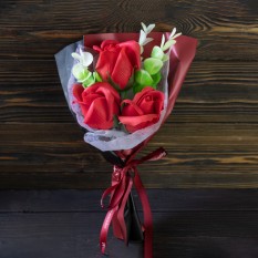 Букет роз из мыла Beauty is flowery 12574 (красный)