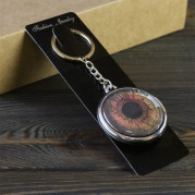 Брелок 6964 об'ємне Око червоне