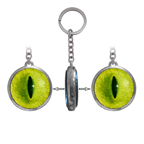 Брелок 6966 обємний Котяче око