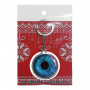 Брелок 6963 обємне Око синє