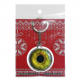 Брелок 6965 обємне Око зелене