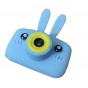 Дитячий цифровий фотоапарат Kids Camera Заєць (блакитний)