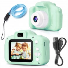 Дитячий цифровий фотоапарат Kids Camera (м'ятний)