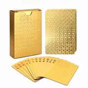 Карти гральні пластикові (золоті)
