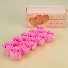 Подарочный набор Бутоны роз из мыла (розовый)