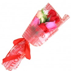 Букет роз из мыла Dear for you 12570 (красный)