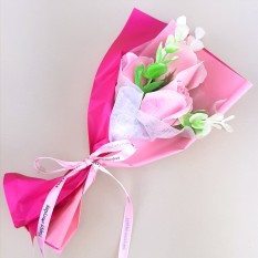 Букет роз из мыла Beauty is flowery (розовый)