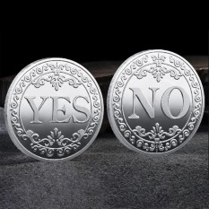 Сувенірна монета прийняття рішень YES/NO 3702 (срібна)
