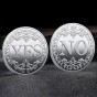Сувенірна монета прийняття рішень YES/NO 3702 (срібна)