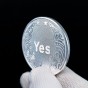 Сувенірна монета прийняття рішень YES/NO 3802 (срібна)