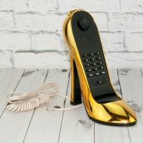 Телефон Туфелька (золотий)