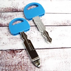 Ручка Ключ сувенир (голубая)