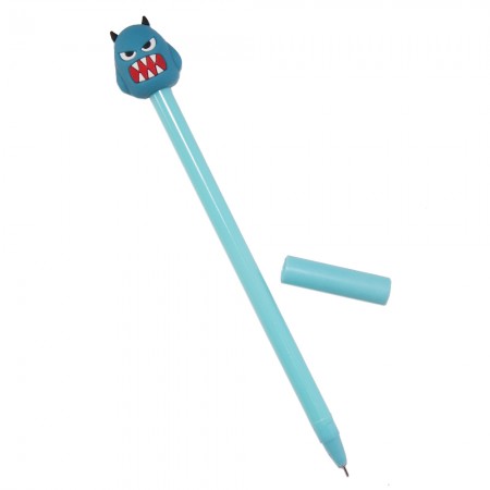 Ручка шариковая Монстрик (голубой) сувенир