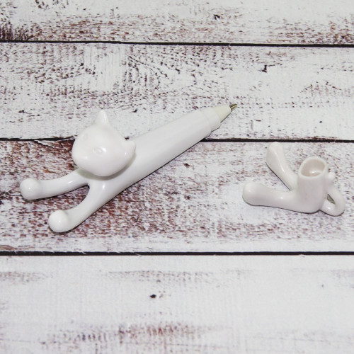 Ручка Кішка біла сувенір