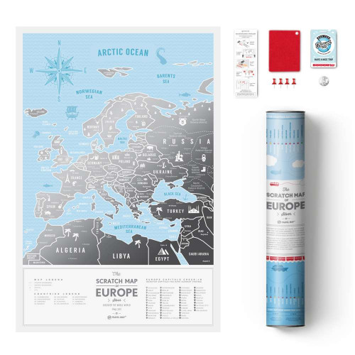 Скретч карта Європа EUROPA