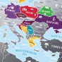 Скретч карта Європа EUROPA