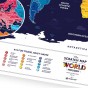 Скретч карта світу HOLIDAY WORLD