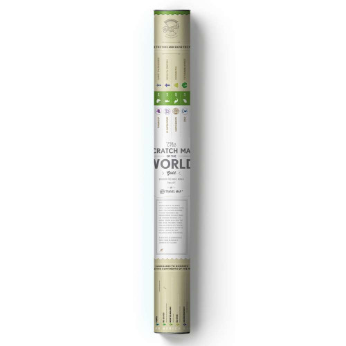 Скретч карта світу GOLD WORLD