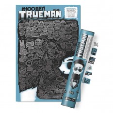 Скретч постер 100 ДЕЛ TrueMan Edition