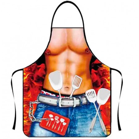 Фартук с приколом Горячий шеф-повар