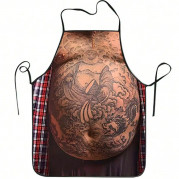 Фартух з приколом Авторитет з татуюванням