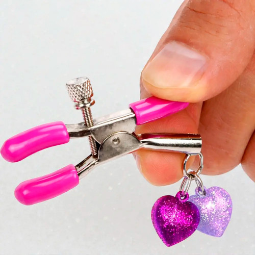 Зажимы для сосков с сердечками (уп. 2шт)