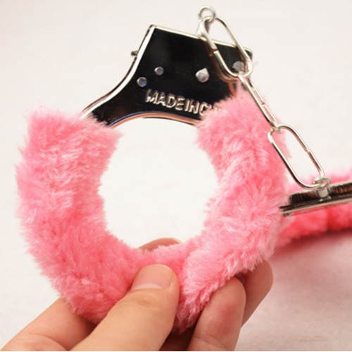 Наручники меховые без коробки (розовые)