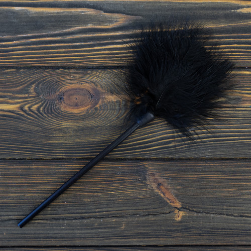 Еротичний Тіклер з пушком (чорний) (тільки для сексшоп)