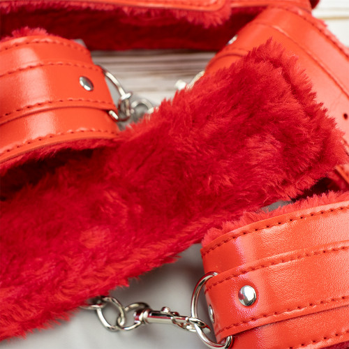 Подарочный набор для эротического связывания 10 предметов 13556 (красный)