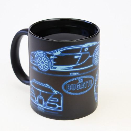 Чашка хамелеон 66052 ЧРЖ Bugatti neon (чорна)