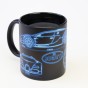 Чашка хамелеон 66052 ЧРЖ Bugatti neon (черная)