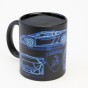 Чашка хамелеон 66055 ЧРЖ Lamborghini neon (чорна)