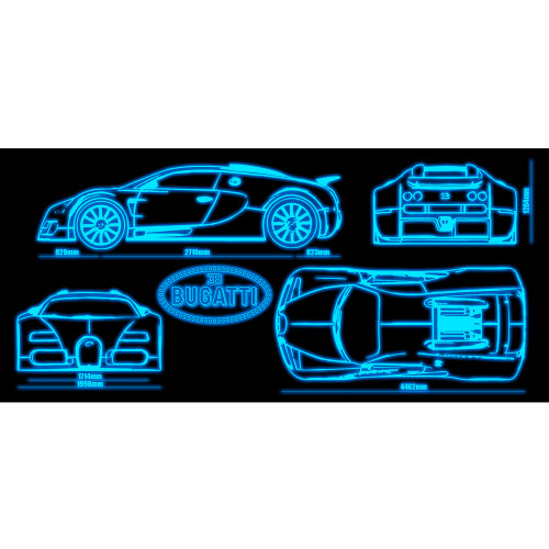 Чашка хамелеон 66052 ЧРЖ Bugatti neon (чорна)