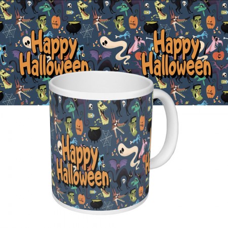 Чашка з принтом 63602 Happy Halloween мультяшки