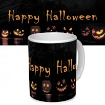 Чашка з принтом 63604 Happy Happy Halloween Гарбузи