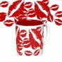 Чашка з принтом 64115 1000 поцілунків (червона)