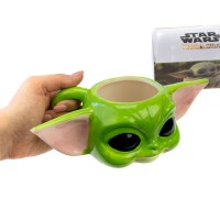 Кухоль фігурний Star Wars малыш Йода Мандалорец